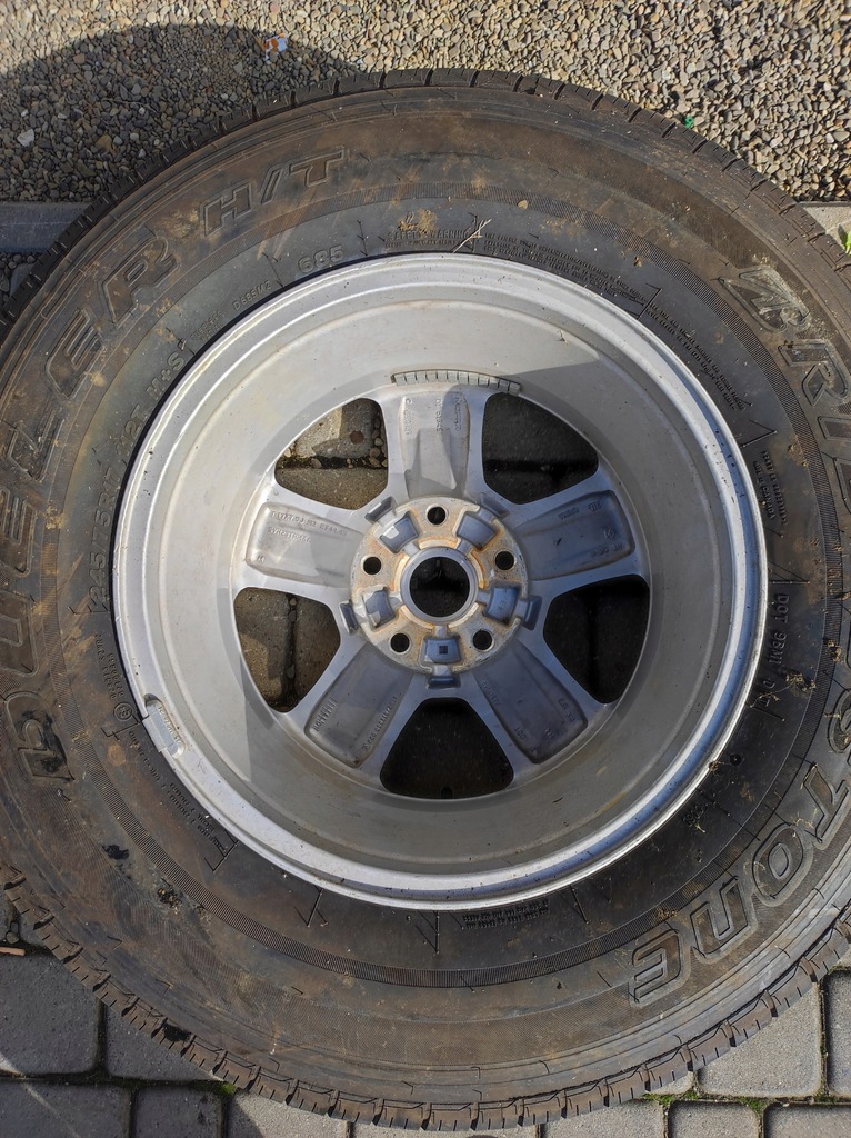 фото №6, Диск алюминиевый диск с шина 245/75/17 wrangler jl 18+