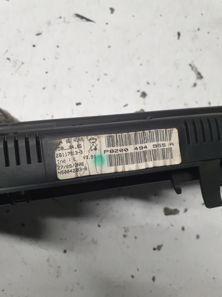 фото №6, Счетчик дисплей renault scenic ii p8200494955a