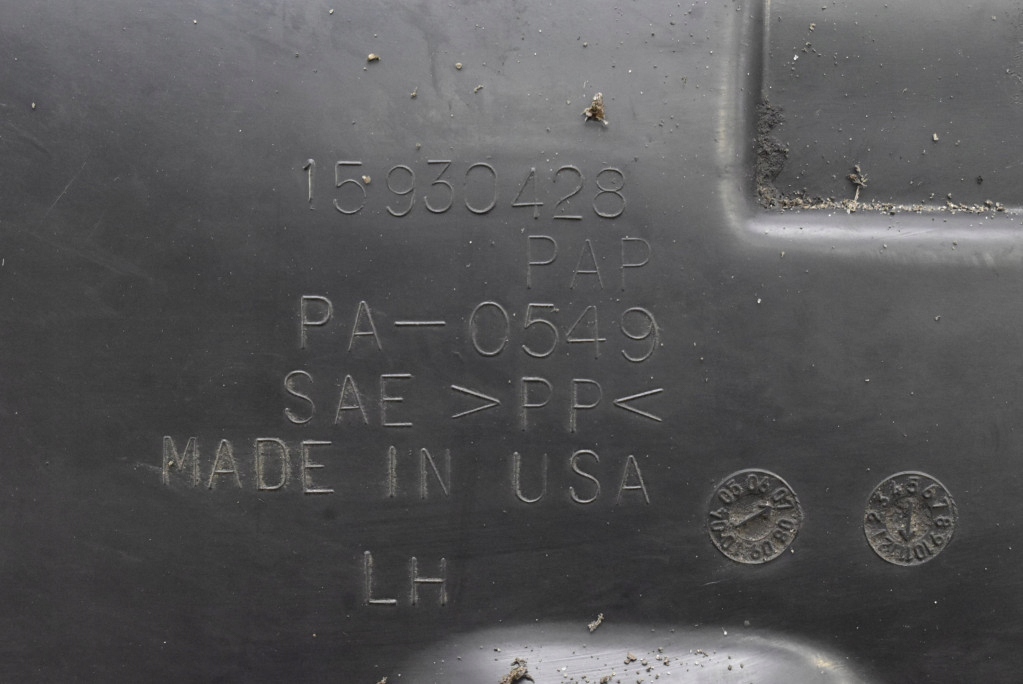 фото №8, Подкрылок левая задняя задние 15930428 chevrolet hhr 1 i 05-11