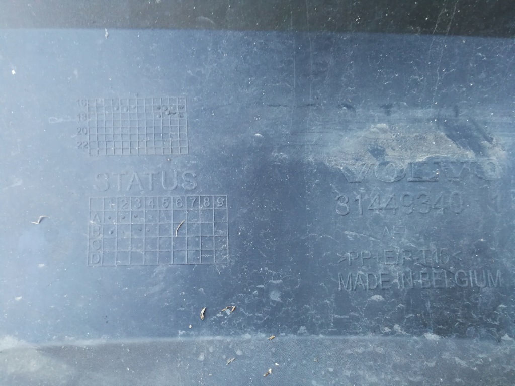 Volvo xc40 17- накладка нижняя спойлер бампера перед 31449340 Доставка