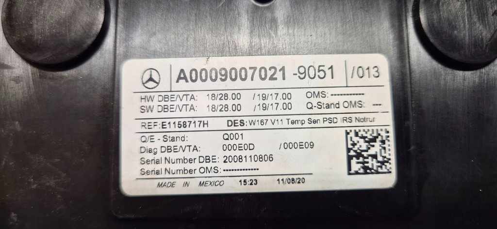 фото №10, Mercedes gle w167 19- лампа стельовий cała org