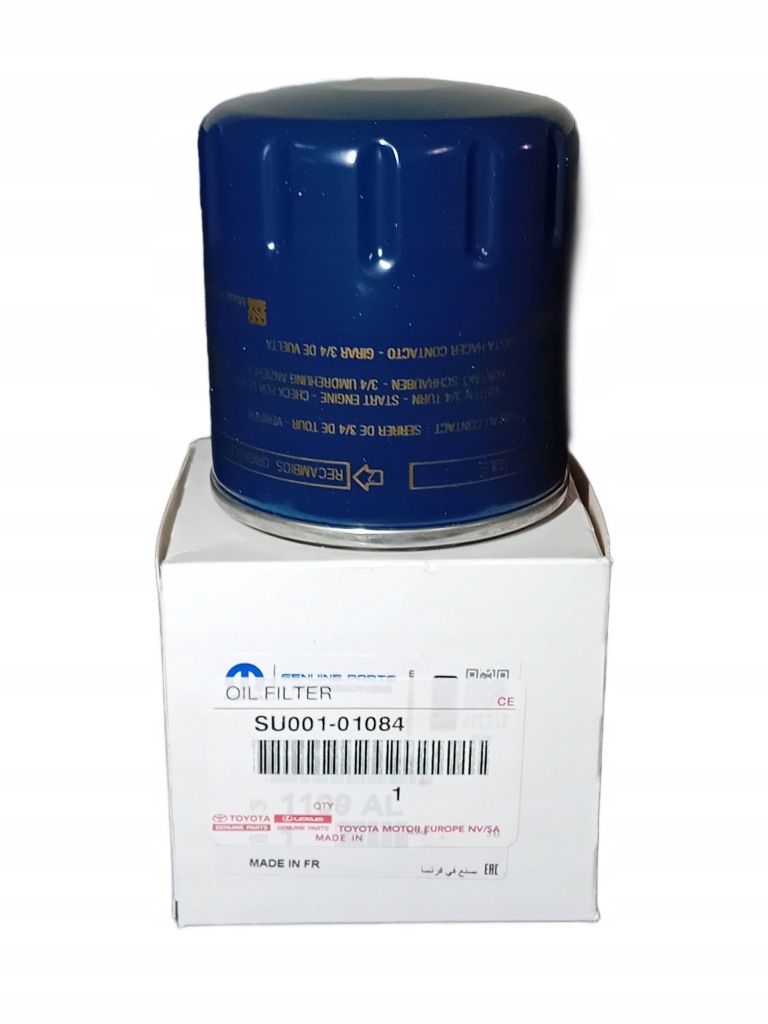 фото №1, Фильтр масла proace 2d su001-01084 toyota оригинальный номер