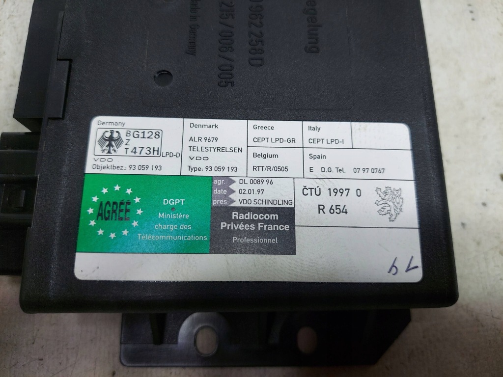 Блок управления модуль комфорта audi a6 c5 4b0962258d Недорого