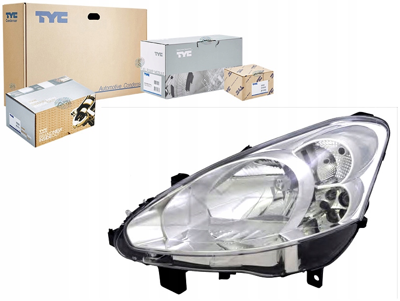 фото №1, Фара h4 електричний з двигуном колір вкладиш