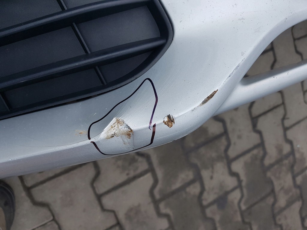 фото №7, Audi a4 b8 08-11r бампер перед передній решітка радіатора