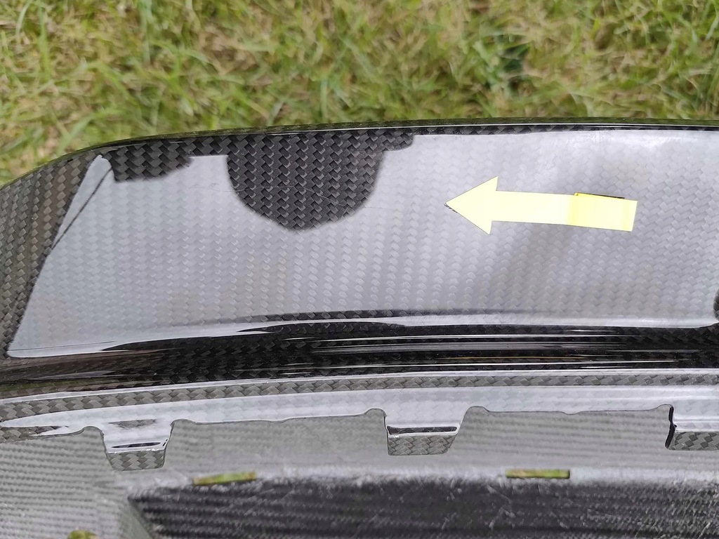 фото №8, Audi r8 4s lift накладка бампера перед nowa оригінал карбон 3576