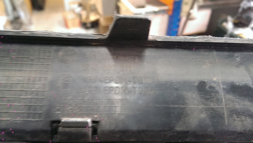 фото №11, Накладка бампера vw golf v plus cross 5m0807311