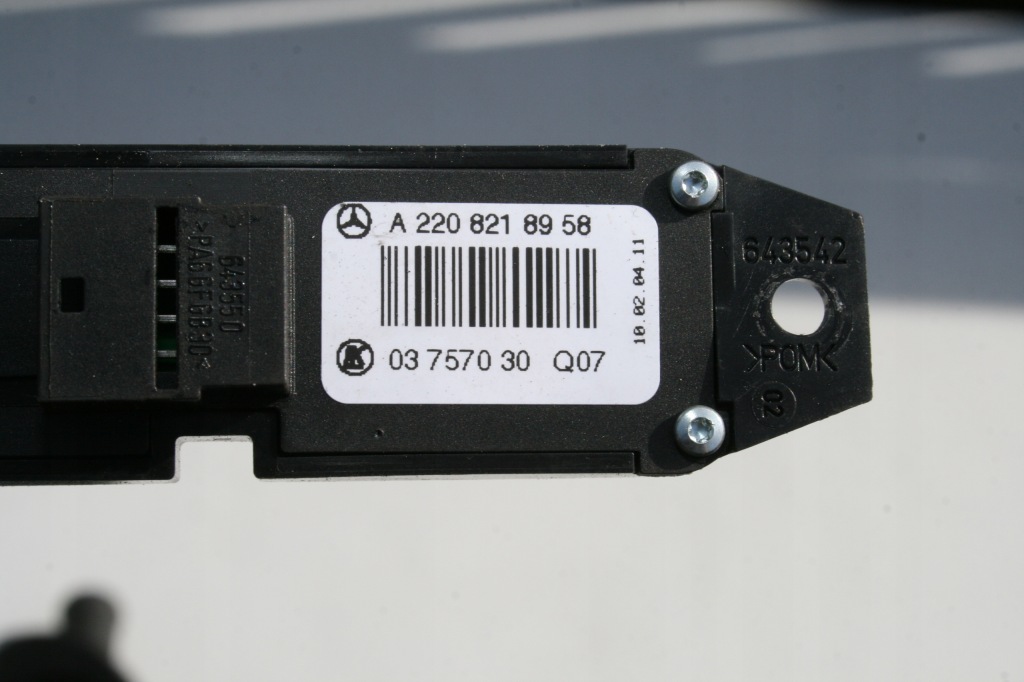 фото №4, Mercedes w220 lift выключатель webasto