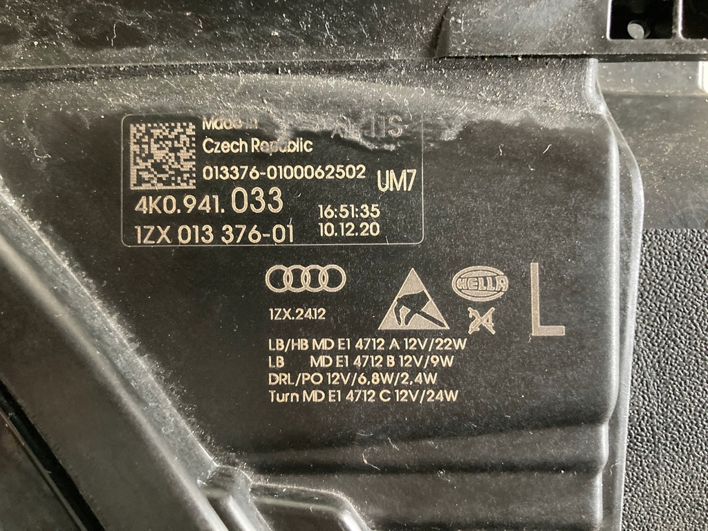 фото №9, Лампа перед левая full led audi a6 c8 4k0941033