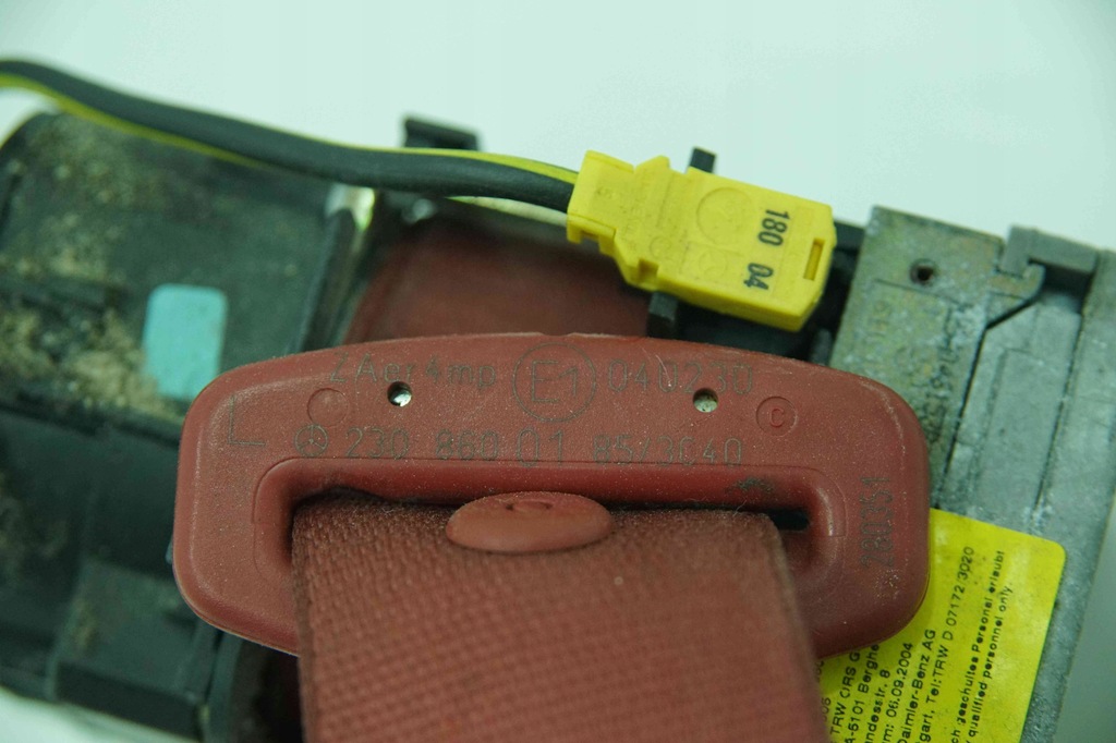 фото №3, Pas пиротехнический левый 3c40 mercedes sl r230 eu