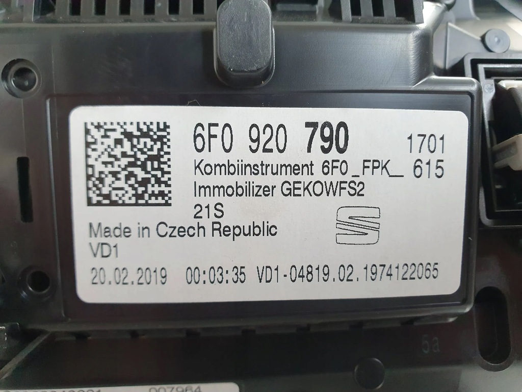 фото №8, Seat arona 2017-2024 счетчик дисплей экран