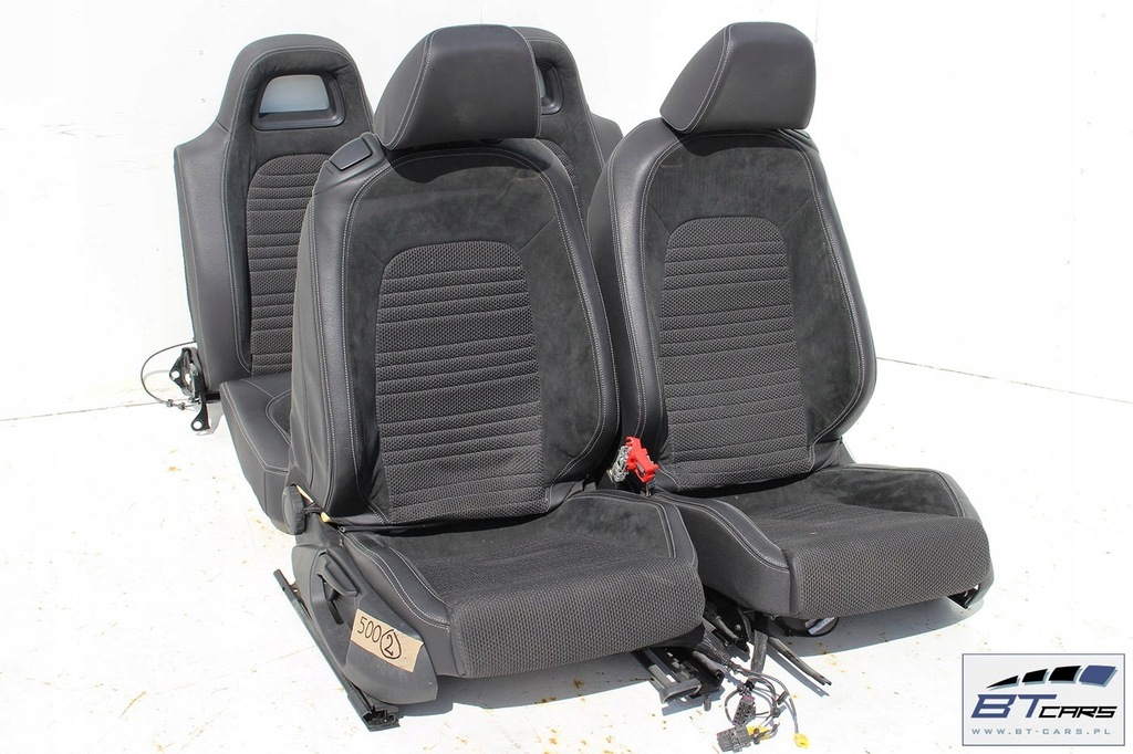 фото №5, Vw scirocco сиденья комплект сидений сидений сиденья сиденье обивка 1k8 skó