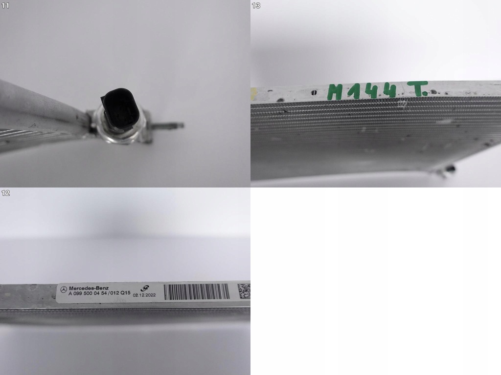 фото №12, Mercedes glc x253 w222 w213 c238 радиатор кондиционер