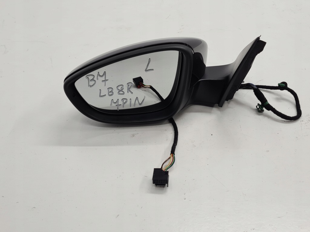 фото №1, Vw passat b7 дзеркало ліва 7pin lb8r anglik