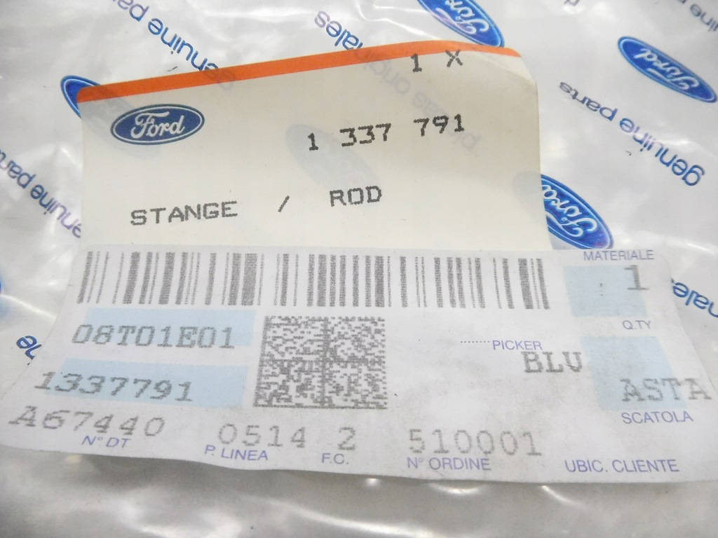 фото №8, Стрижень, капот двигуна ford fiesta 01-08 / fusion 01-12 оригінальний номер 1337791