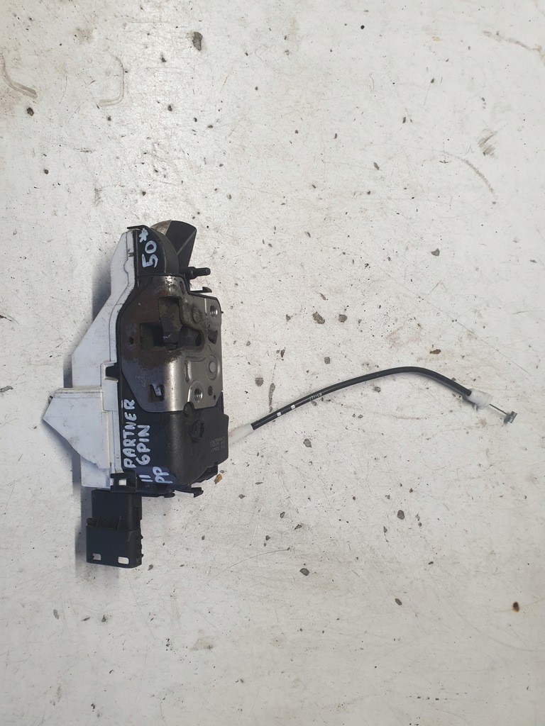 фото №1, Замок двері передній правий 6 pin peugeot partner