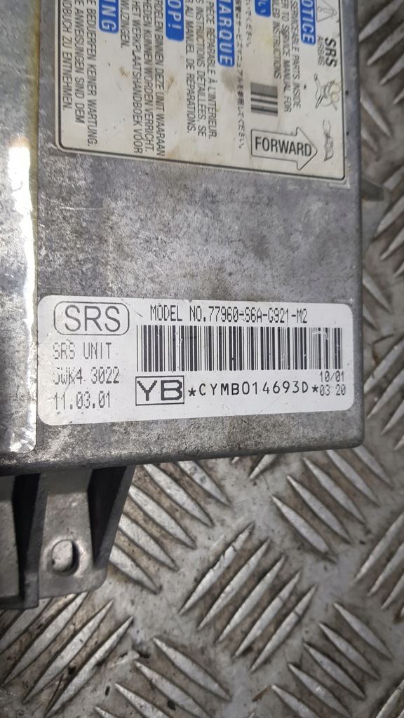 фото №3, Honda civic vii модуль подушка безпеки блок керування