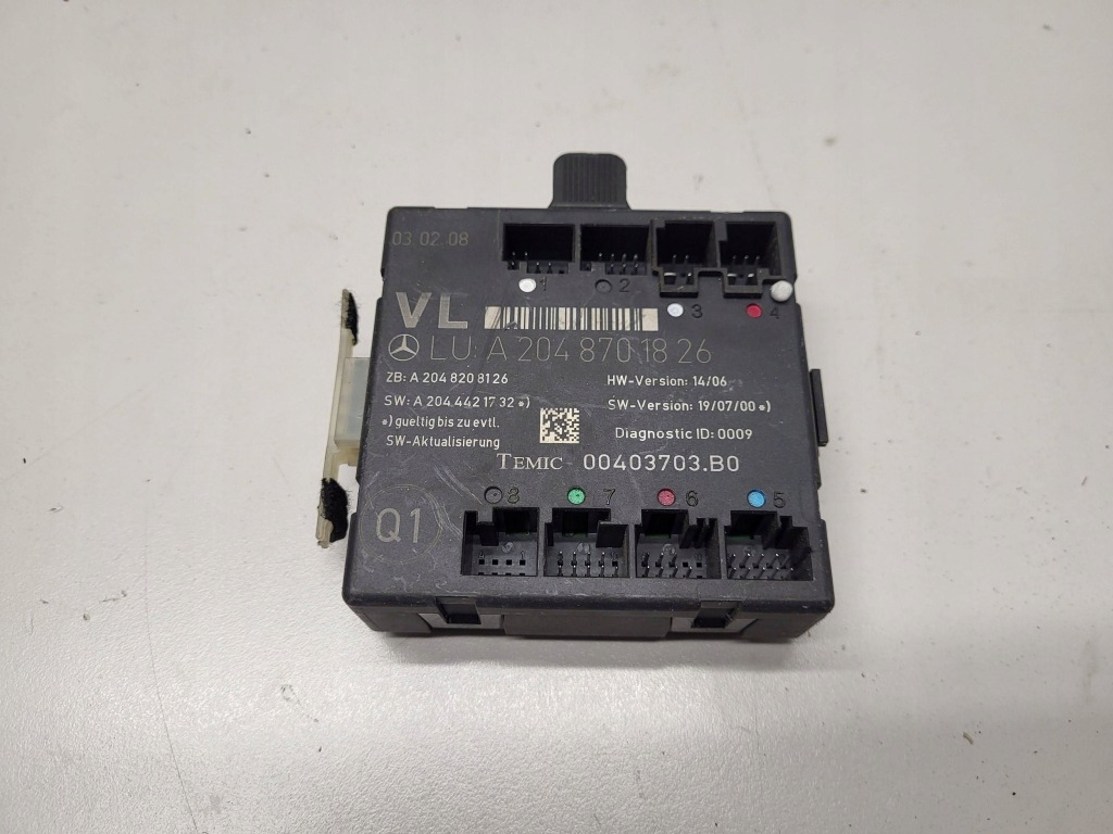 фото №1, Mercedes w204 модуль двері лівий перед a2048701826