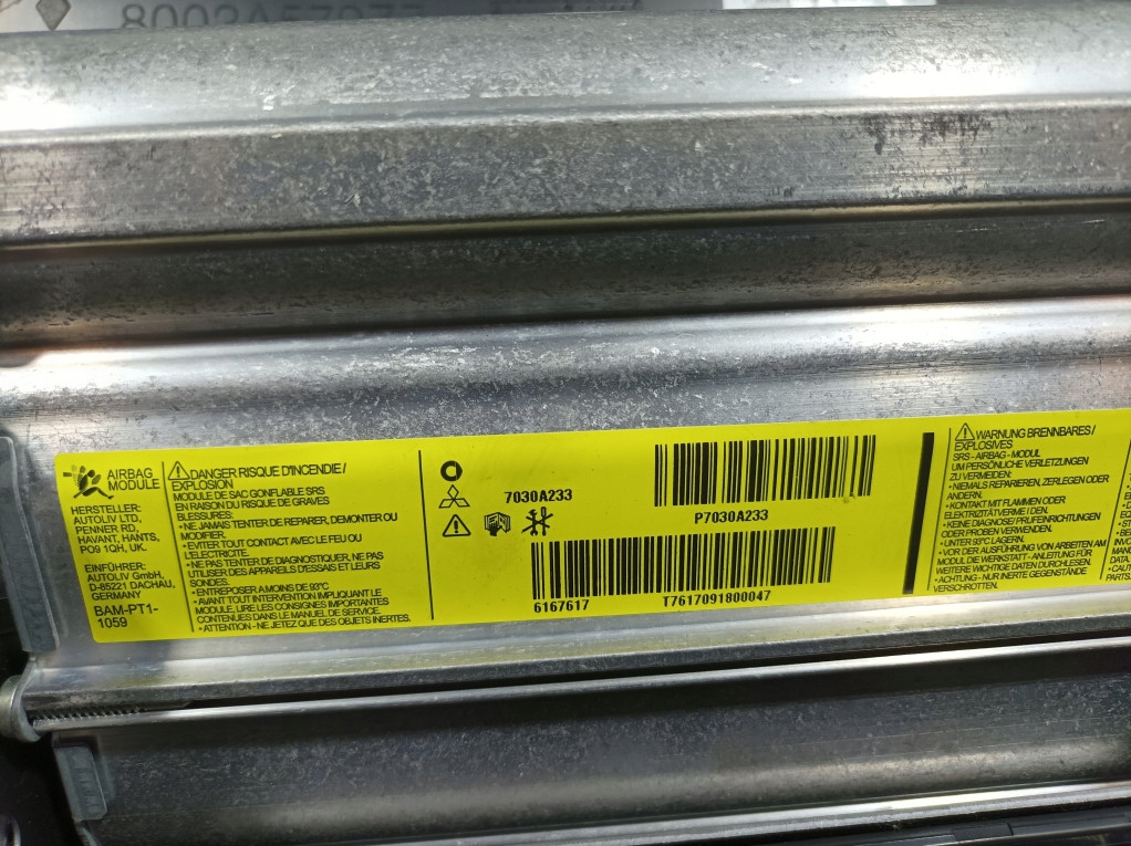 фото №6, Mitsubishi colt mk6 z30 lift подушка безопасности подушки безопасности панели консоли ремни eu