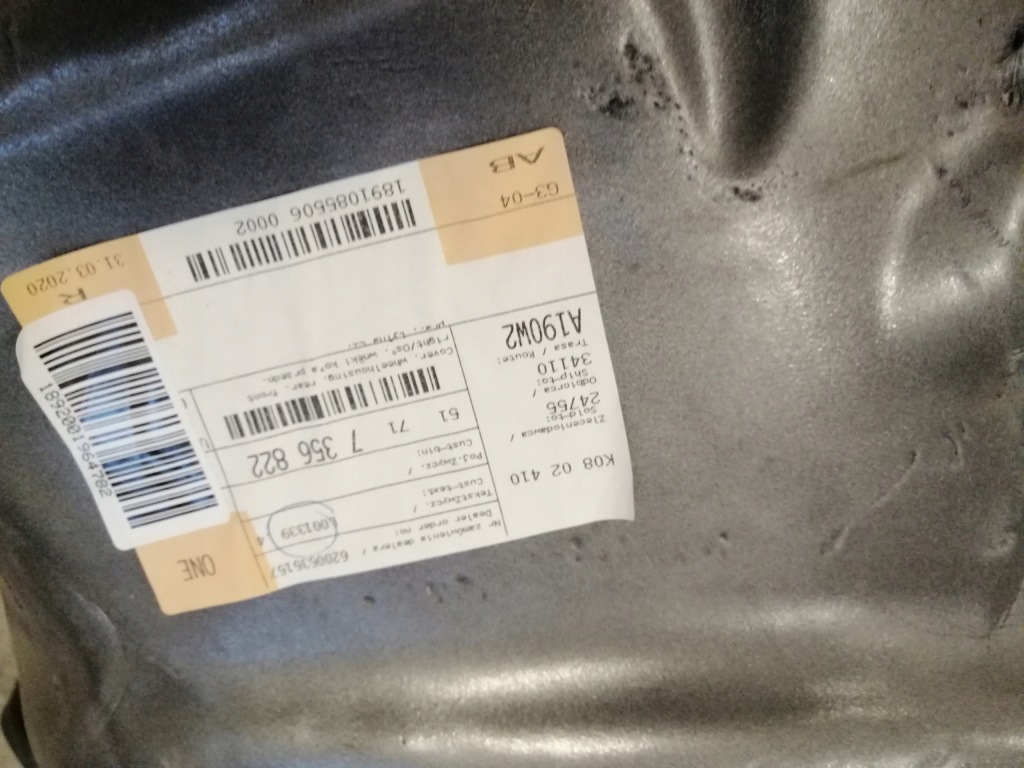 фото №5, Корпус ниша колеса правый перед bmw 3 f30 f31