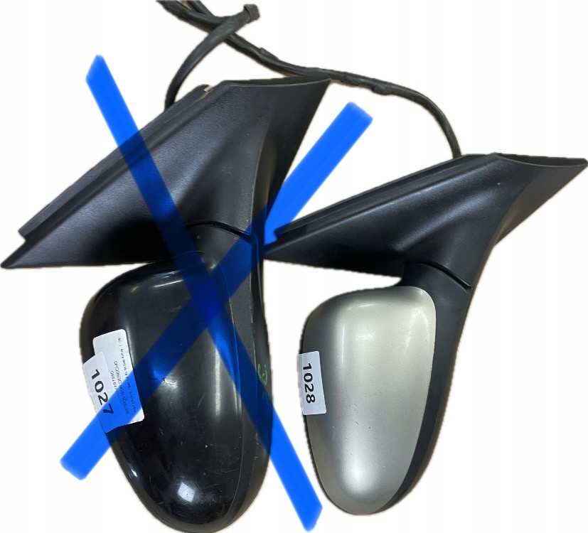 фото №10, Fiat croma 06-11r зеркало правое электрический 5 pin разные цвета