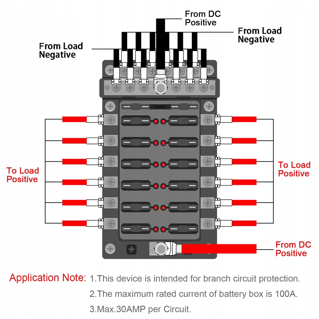 фото №7, Коробка запобіжників fb-12 напрямна негативна + напрямна zbiorcza+ automotive