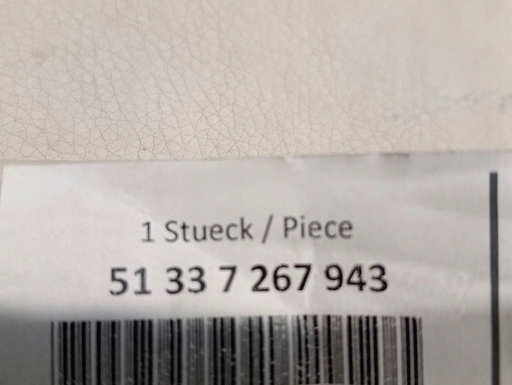 фото №10, Молдинг прокладка уплотнитель левый перед bmw 2 f21 f22 f23 m2 f87 7267943