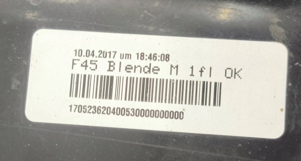 Накладка бампера задний  bmw 2 f45 active tourer m-pakiet 511214914515 с Разборки