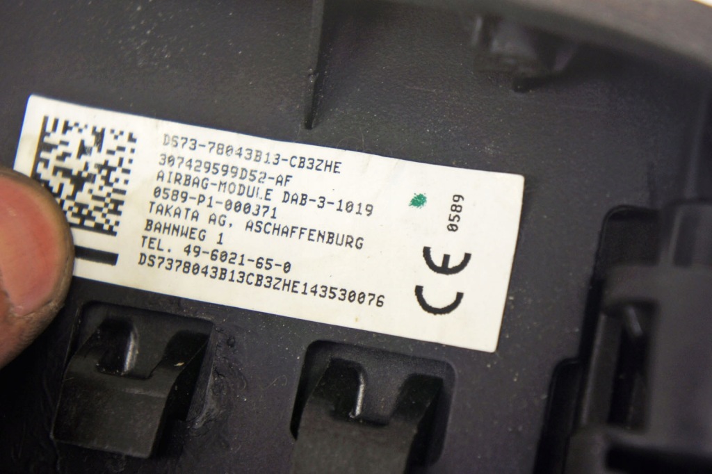 фото №6, Oy021 ford mondeo mk5 подушка безпеки подушка водія ds73-78043b13-cb