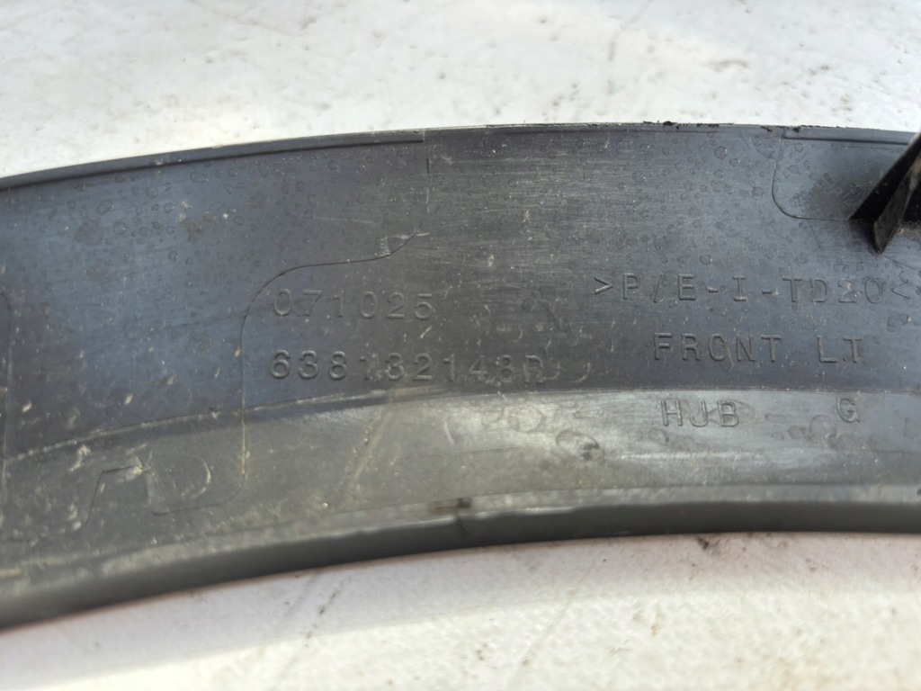 фото №13, Renault captur ii 19- молдинг накладка крыла левый перед 638132148r