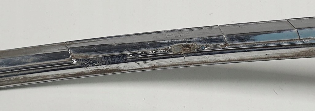 фото №8, Молдинг бампера хром лівий перед mercedes w203