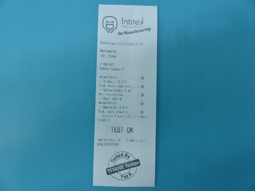 фото №5, Test стартер subaru legacy v 09-14 2.0 d boxer