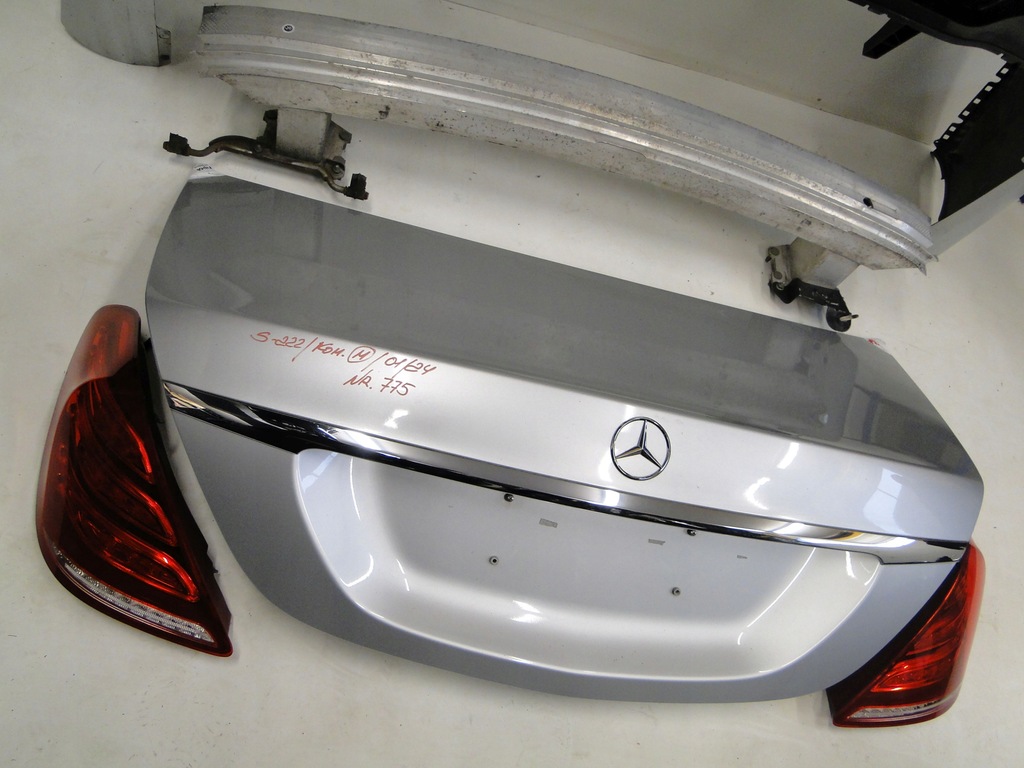 фото №5, Mercedes s klasa 222 w222 крышка багажника багажника задняя