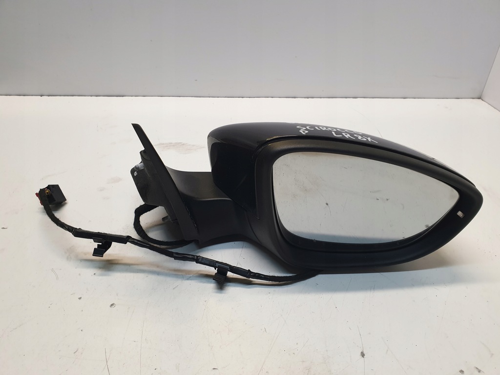 фото №1, Дзеркало праве 6 pin vw scirocco 2008 rok код лакофарбового покриття lr8x