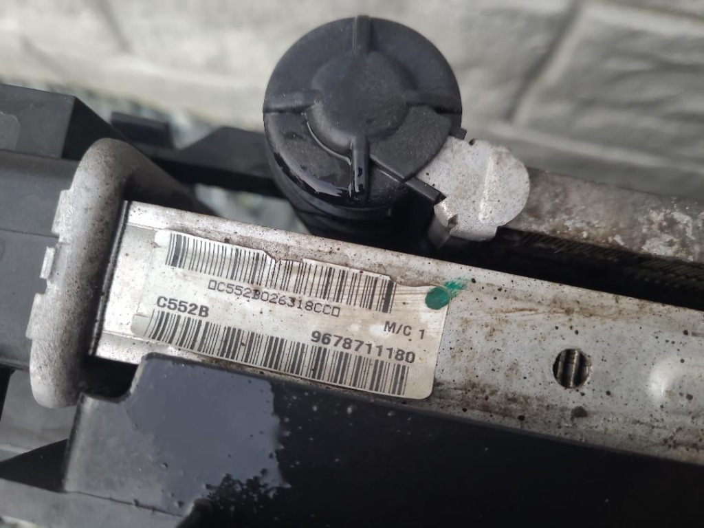 Ремень передний радиатор комплектный  citroen jumpy iv 2.0 blue 9678711180 с Разборки