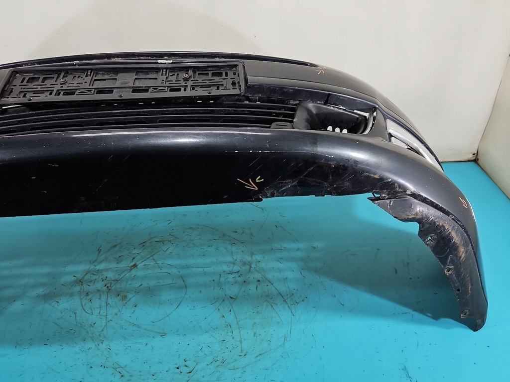 фото №10, Бампер перед citroen c5 ii x7 чёрный eypc омыватель