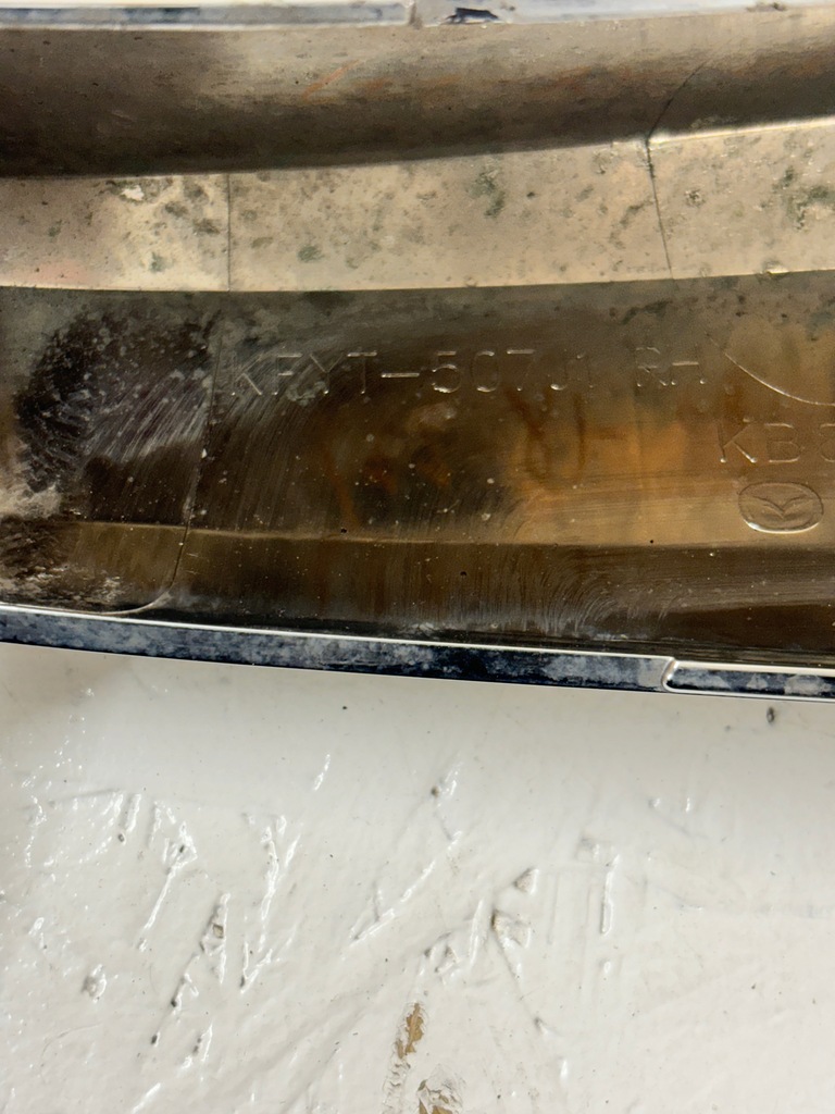 фото №11, Mazda cx5 ii 17- хром решётка бампера правый передний kb8a-507j1 wys 24h