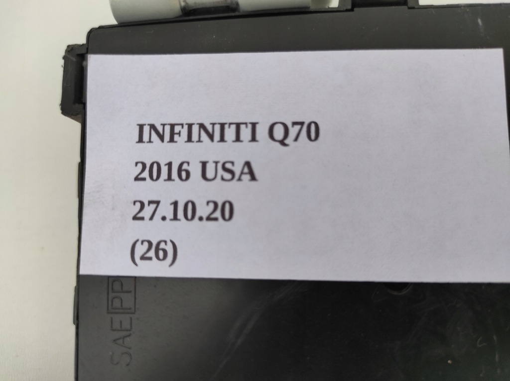 фото №5, Модуль комфорта bcm infiniti q70 m37 usa 284b11ma1e