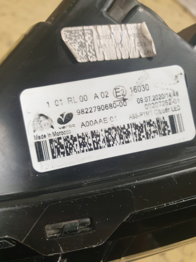 фото №13, Citroen c3 aircross лампа drl ліва led 9822790680