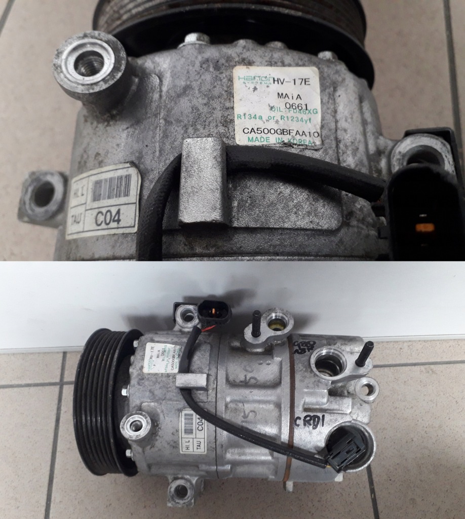 фото №1, Genesis g80 2.2crdi 2018r компрессор кондиционера