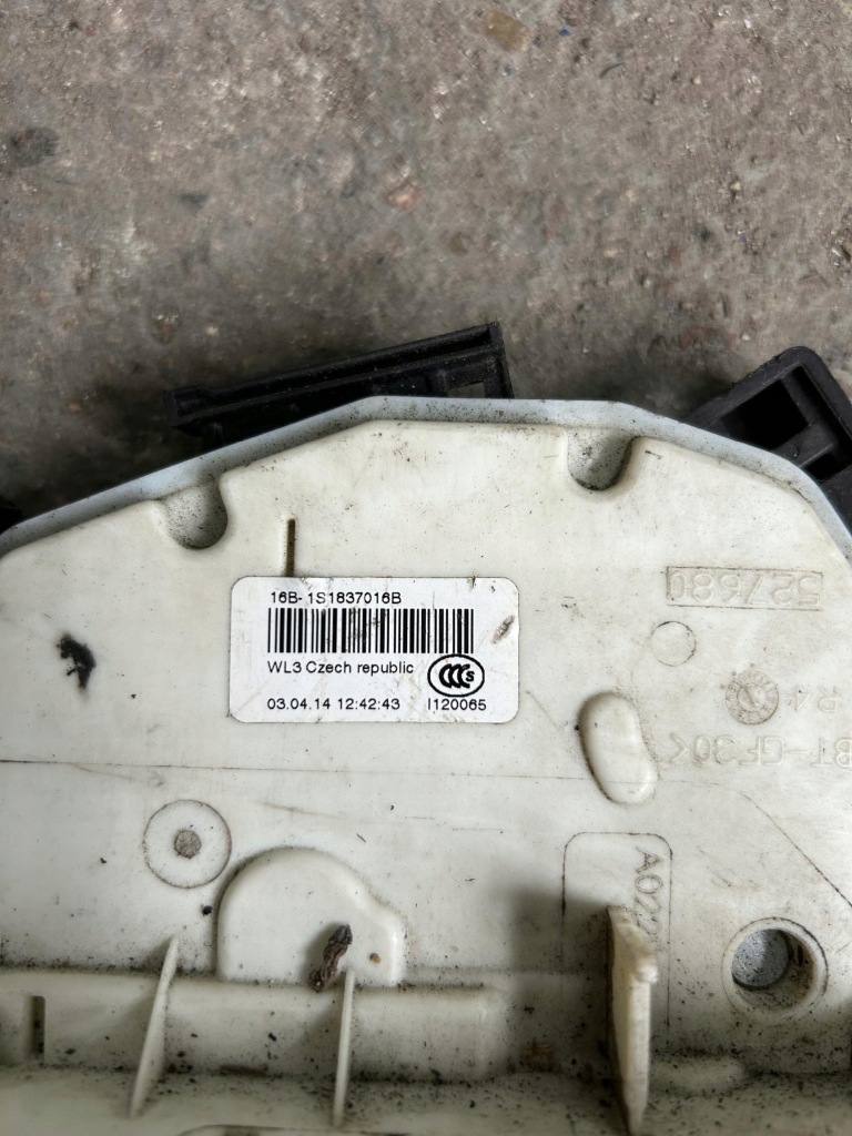 фото №1, Замок дверь правый перед skoda fabia ii 1s1837016b