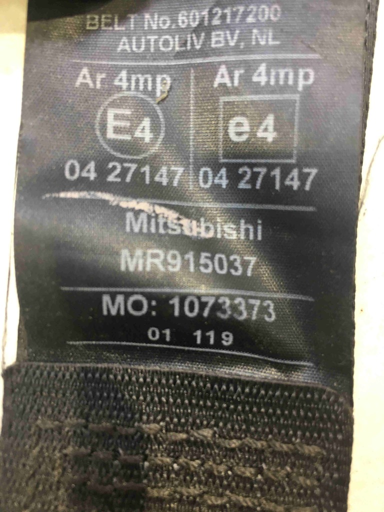 фото №9, Pas безопасности правый перед space star 1.9 did