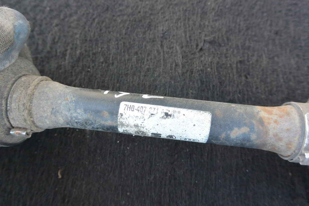 фото №6, Vw t5 multivan 2.5 механічна коробка передач привідний вал ліва права kpl