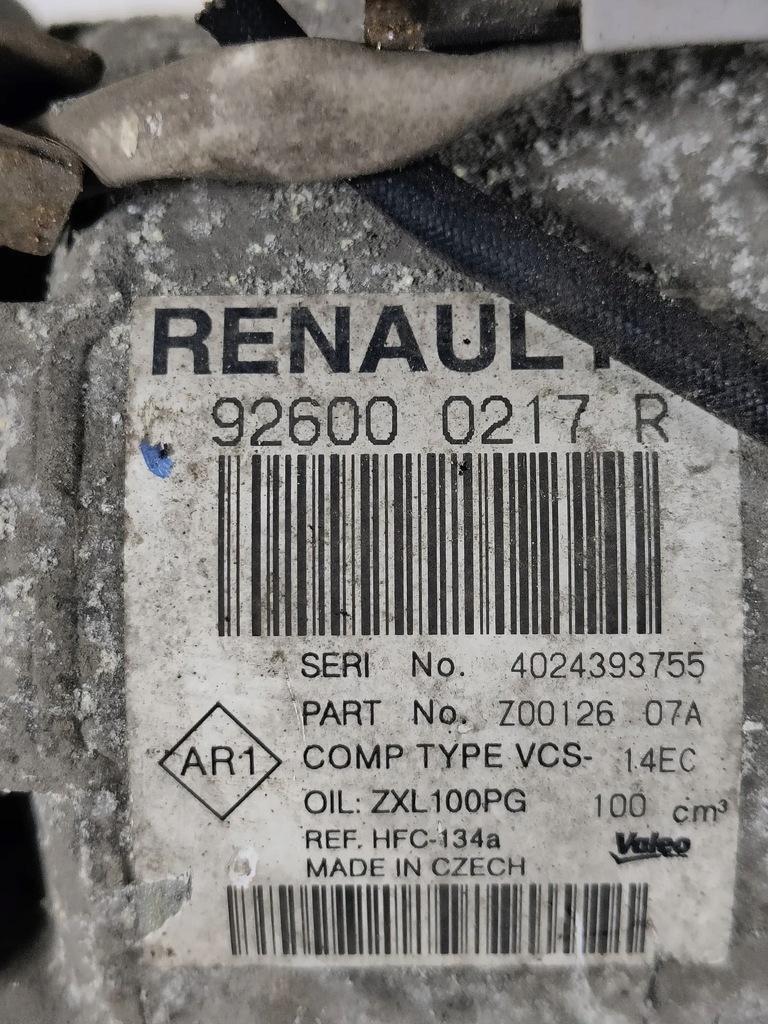 фото №5, Renault clio iv captur i 0.9 tce компрессор компрессор кондиционера