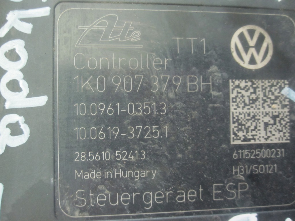 фото №7, Skoda superb ii 11r насос abs 1k0614517dd 1k0907379bh