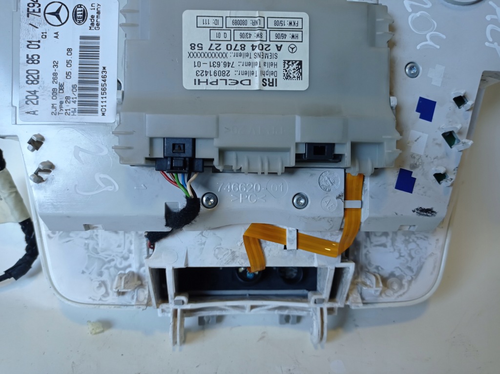 фото №11, Лампа освітлення кабіни mercedes w204 a2048702758