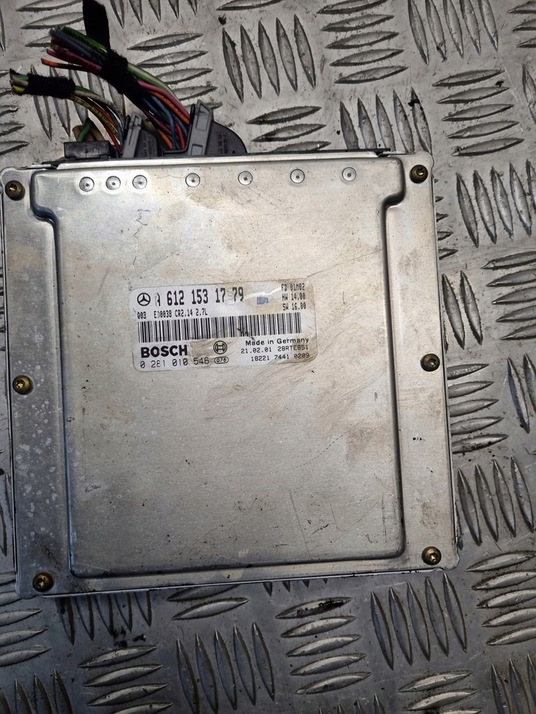 фото №1, Бортовой компьютер двигателя mercedes a6121531779