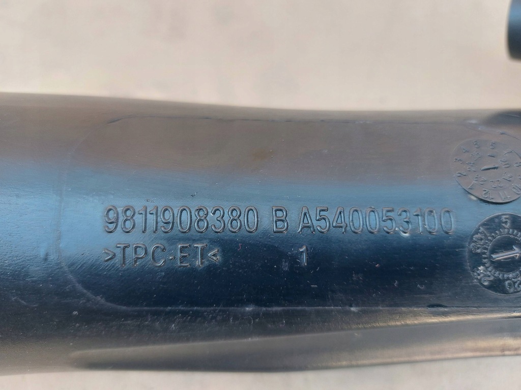 фото №8, Peugeot 508 1.6 thp 156km шланг труба повітря турбіни оригінал