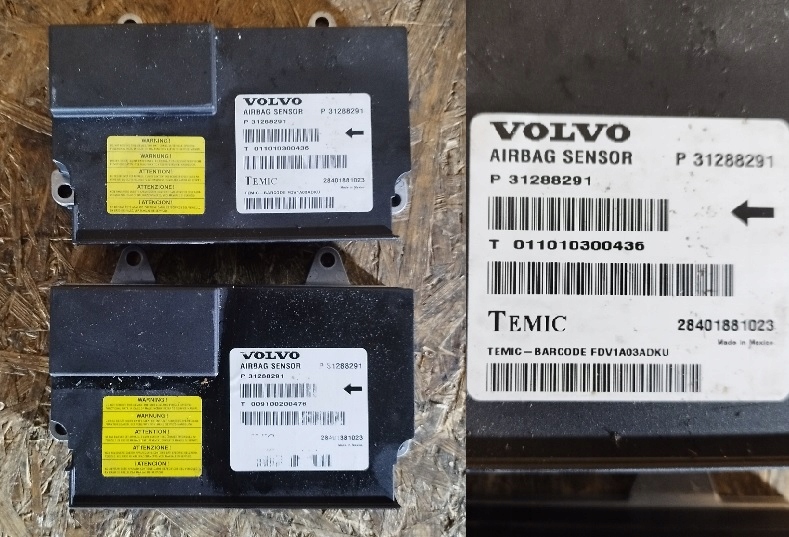 фото №1, Модуль датчик подушка безопасности volvo s80 ii v70 iii p31288291 гарантия