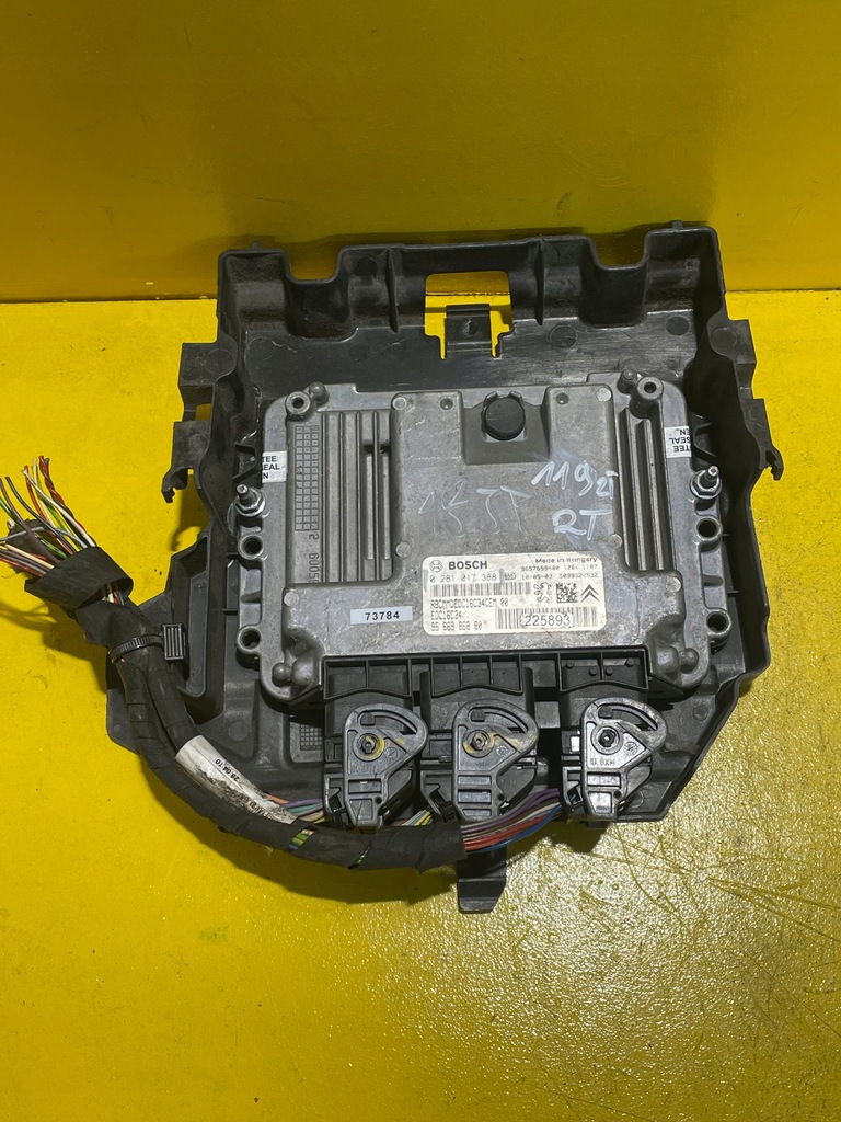 фото №1, Citroen c3 ii бортовой компьютер блок управления двигателя 0281017388
